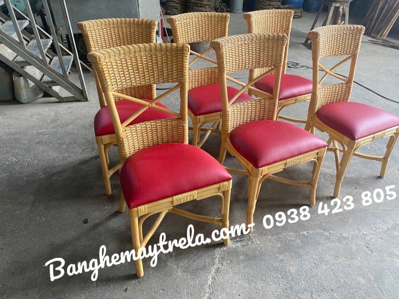 Ghế mây tự nhiên lưng cao